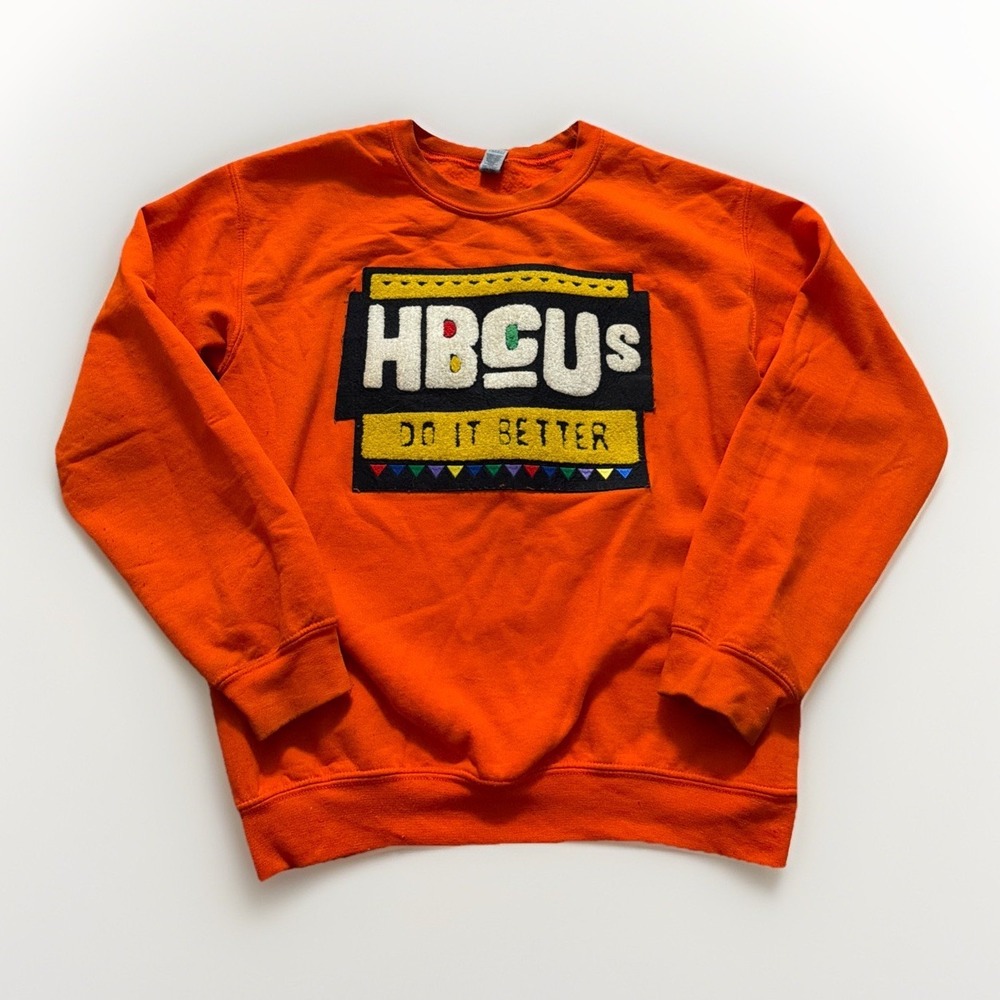 HBCUs Do It Better Sweatshirt Carpet Print S HBCU Colorful Red Historical Y2K